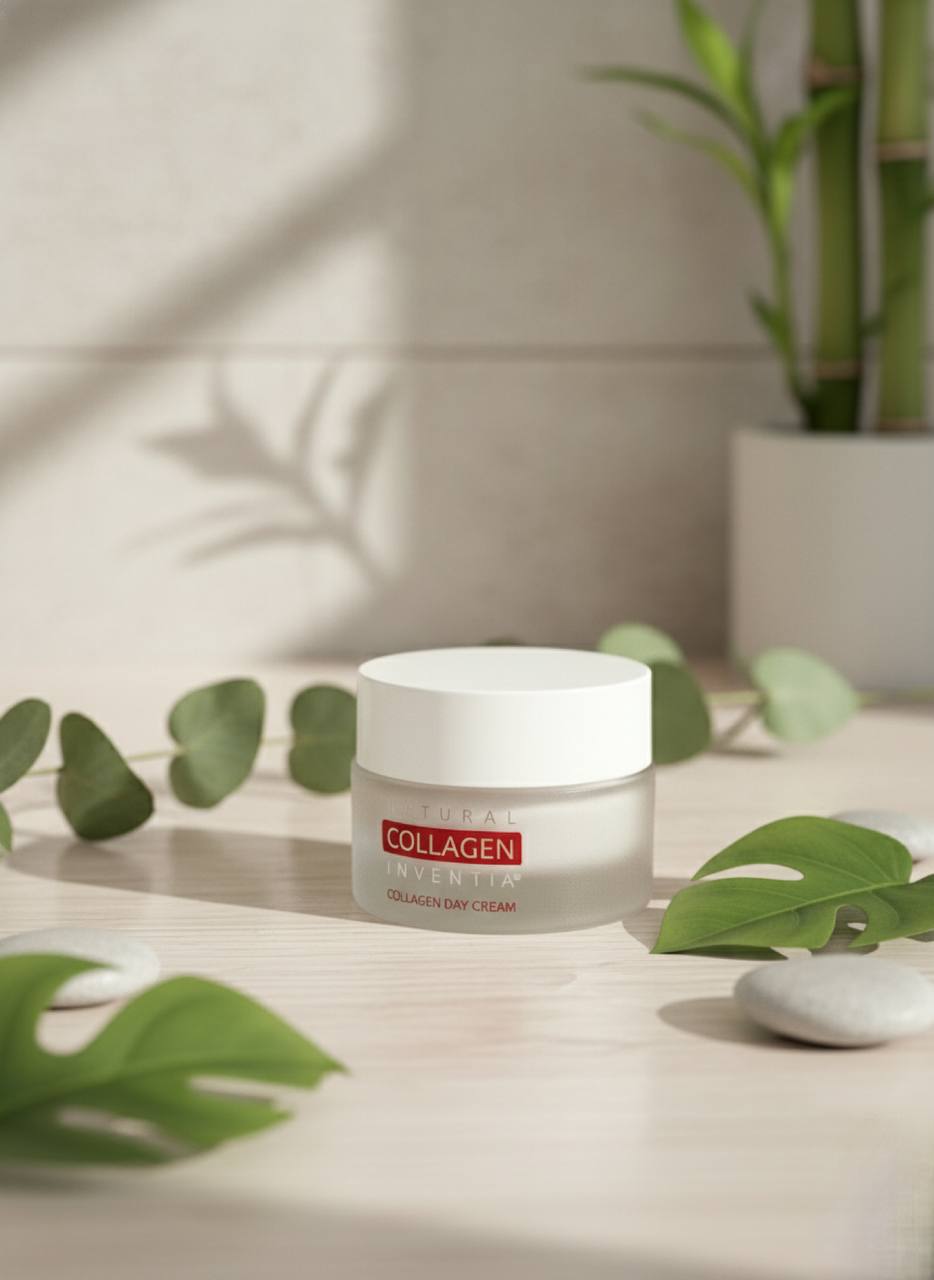 INVENTIA dienas sejas krēms ar dabīgo jūras kolagēnu, 50 ml