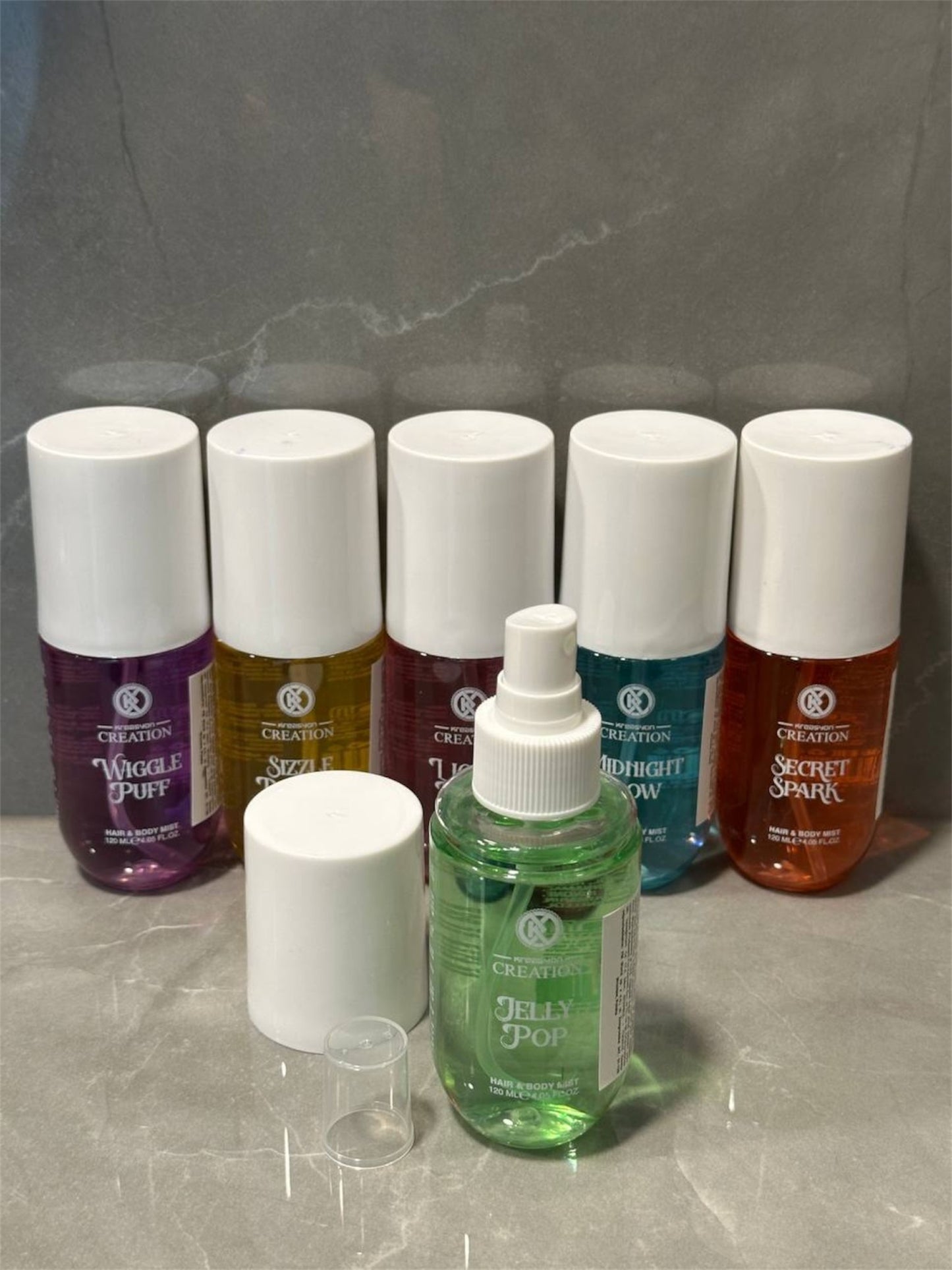 Želejveida ķermeņa un matu laka – Kreasyon Creation, 120 ml