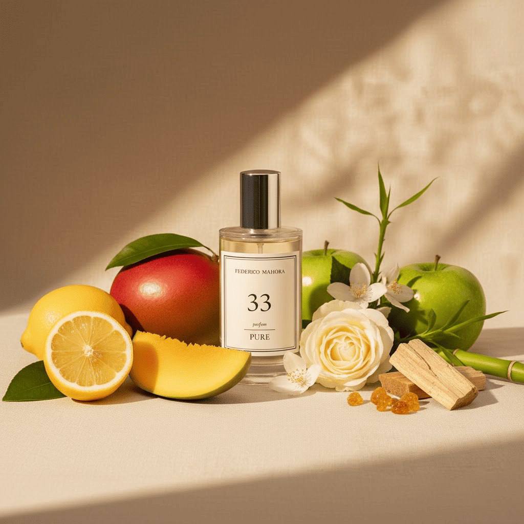PURE 33 smaržas sievietēm – svaigs un priecīgs aromāts