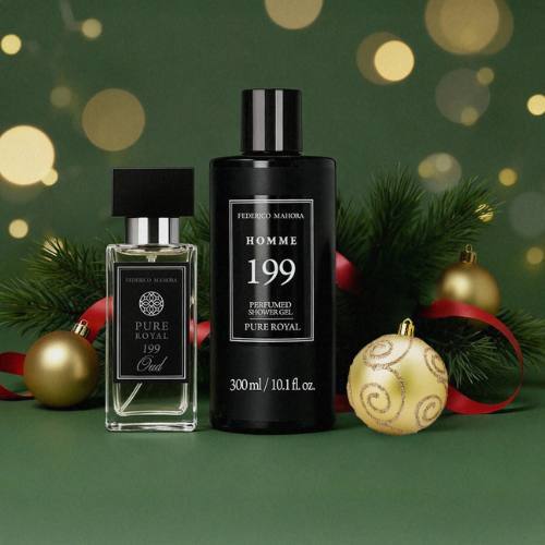 Рождественский набор: духи Pure Royal + парфюмированный гель для душа