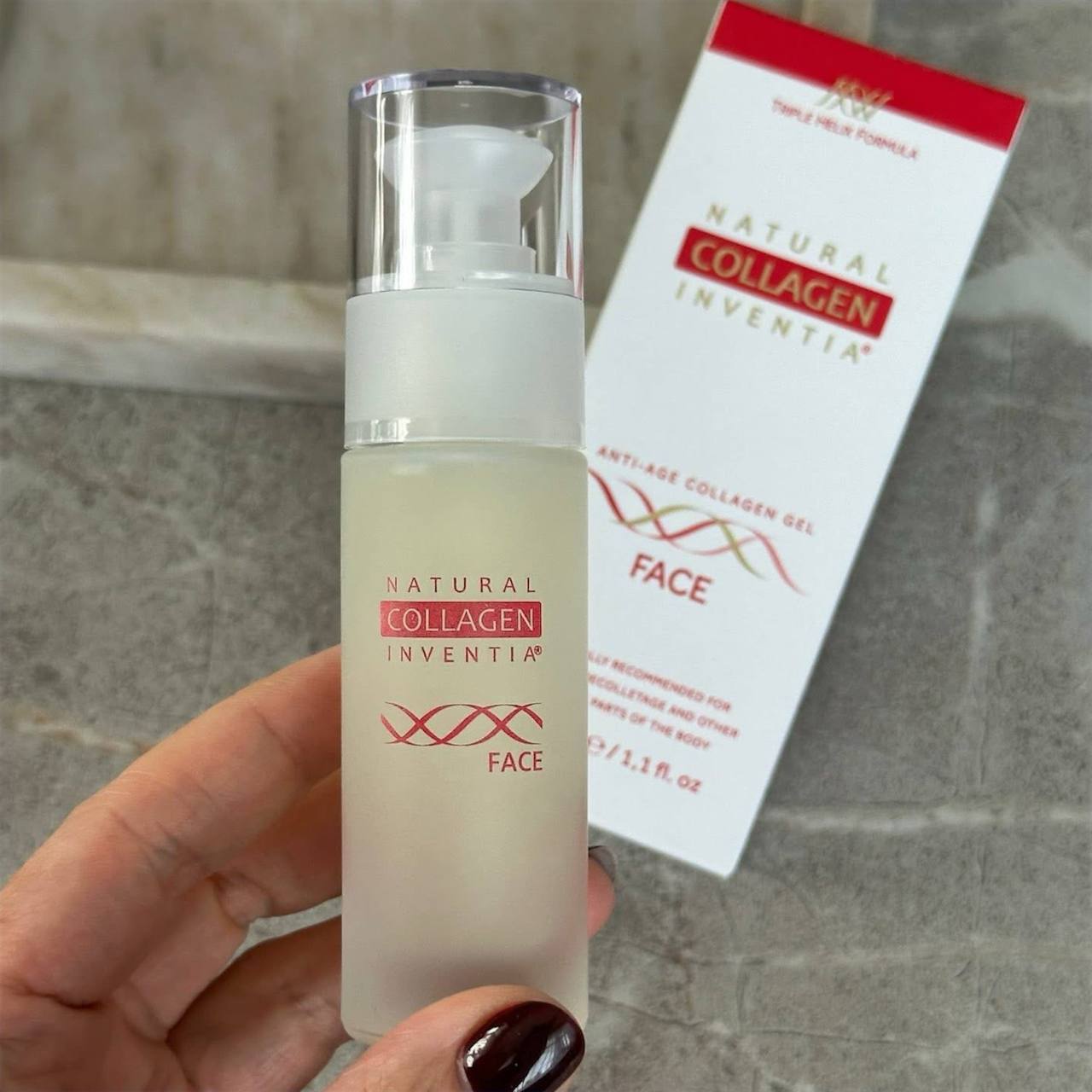 INVENTIA® dabīgā kolagēna sejas serums