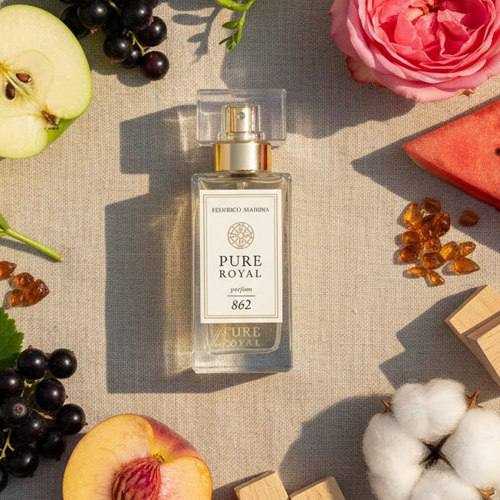 PURE 862 smaržas – juteklisks ziedu un augļu aromāts