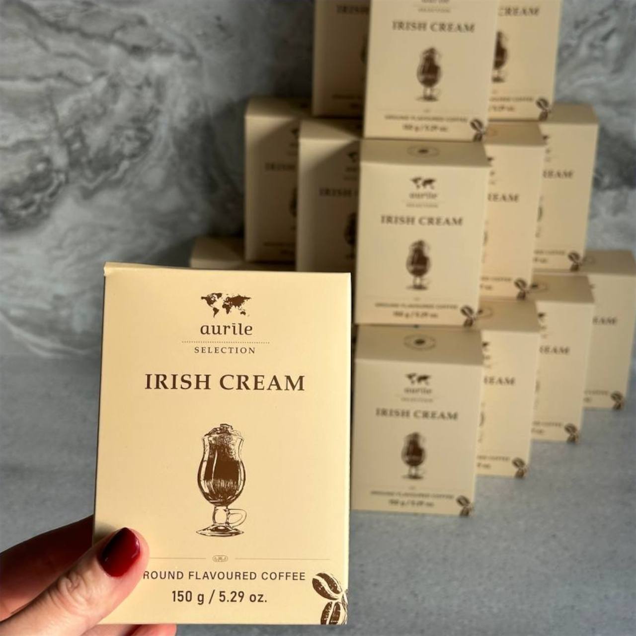 Aromatizēta malta kafija – IRISH CREAM (īru krējuma garša) 150 g