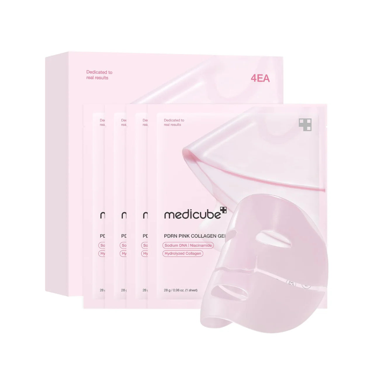 Medicube – Pink Collagen Gel Mask 4шт