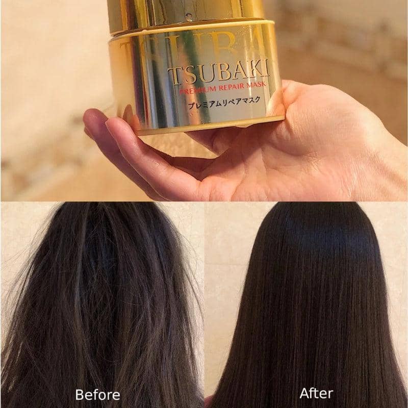 Shiseido – TSUBAKI Premium восстанавливающая маска для волос, 180г
