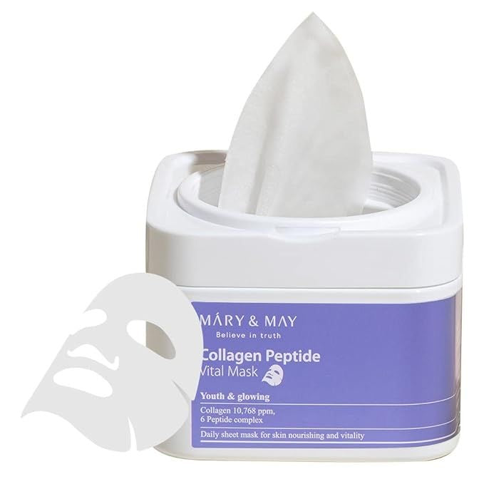 Mary & May Collagen Peptide Vital Mask (30 шт.)