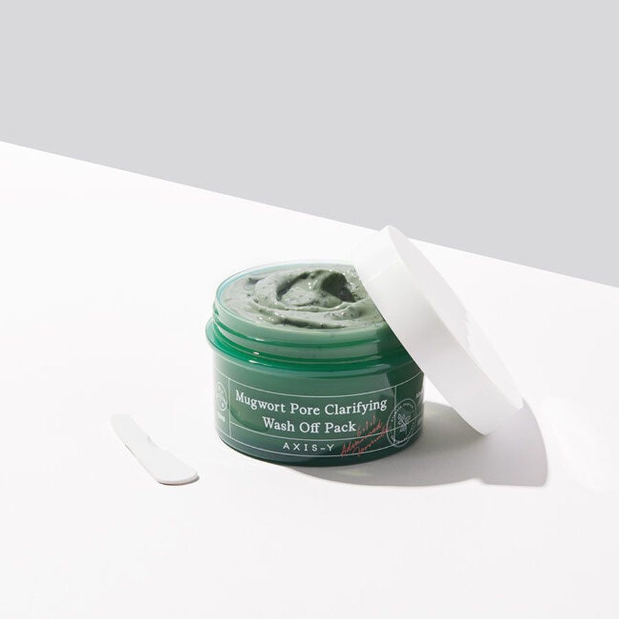 AXIS-Y – Mugwort Pore Clarifying Wash Off Pack – 100 мл — очищающая и успокаивающая глиняная маска с экстрактом полыни