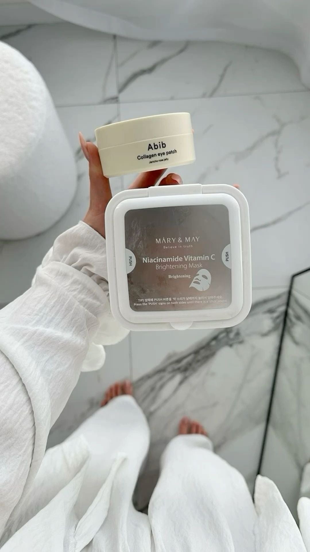 Mary & May – Niacinamide Vitamin C Brightening Mask, 30 шт / 400 г
