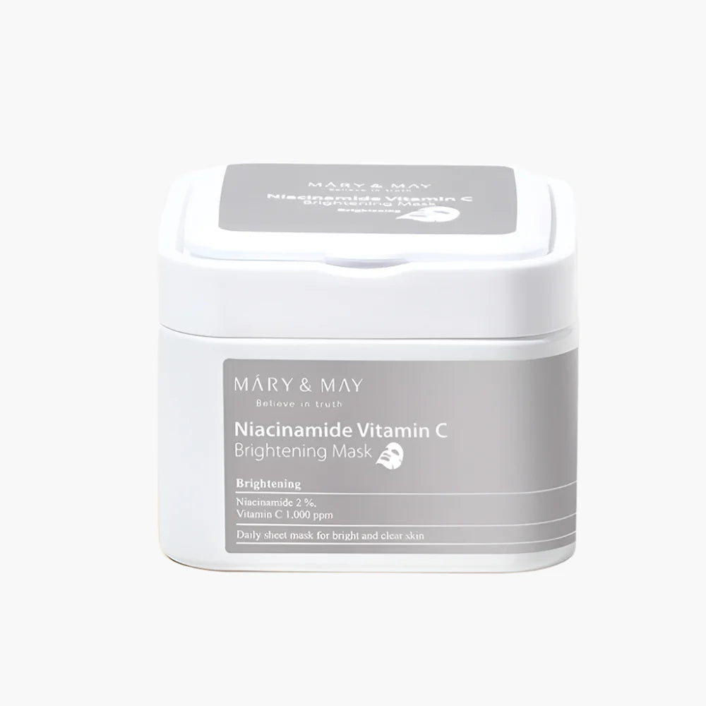 Mary & May – Niacinamide Vitamin C Brightening Mask, 30 шт / 400 г
